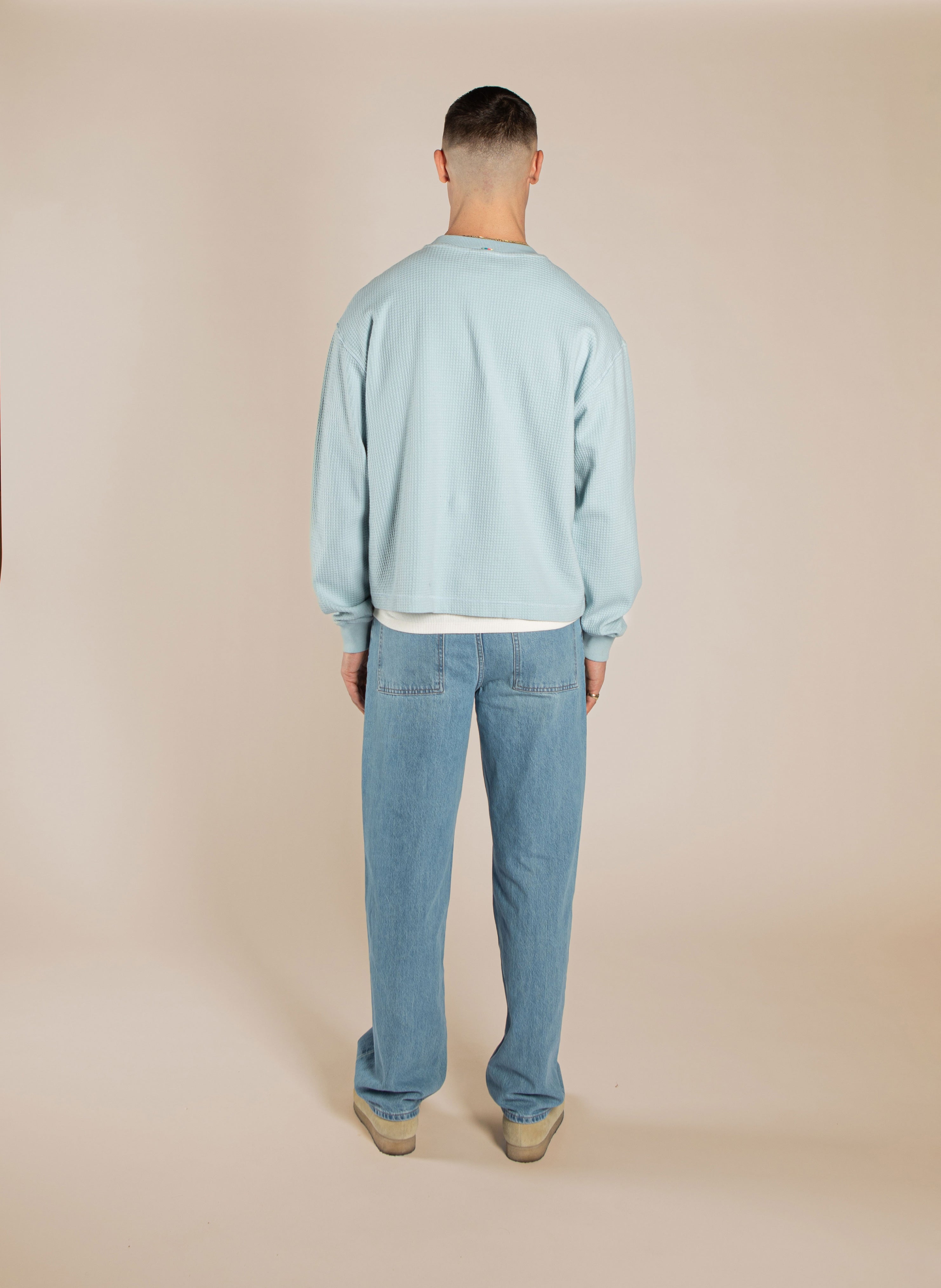 Cropped Waffle Longsleeve