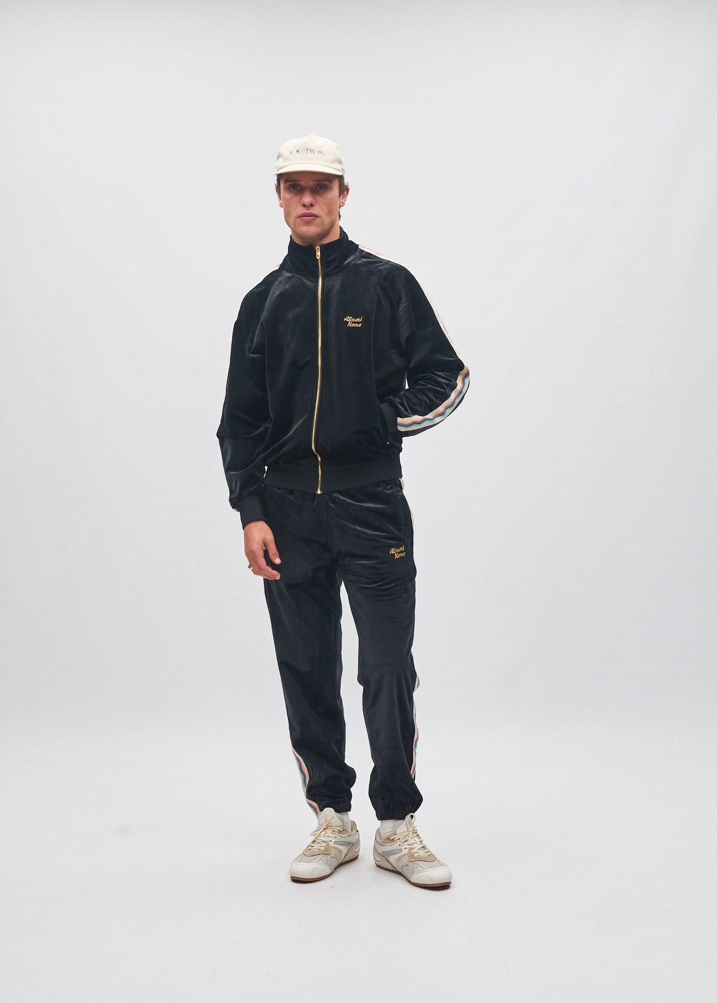 Velour Zipper