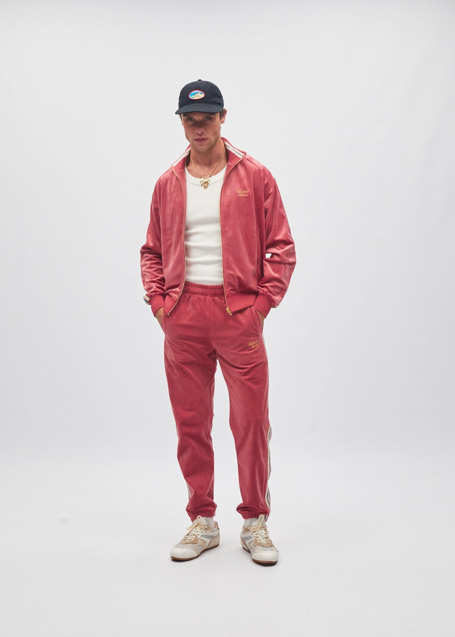 Velour Zipper