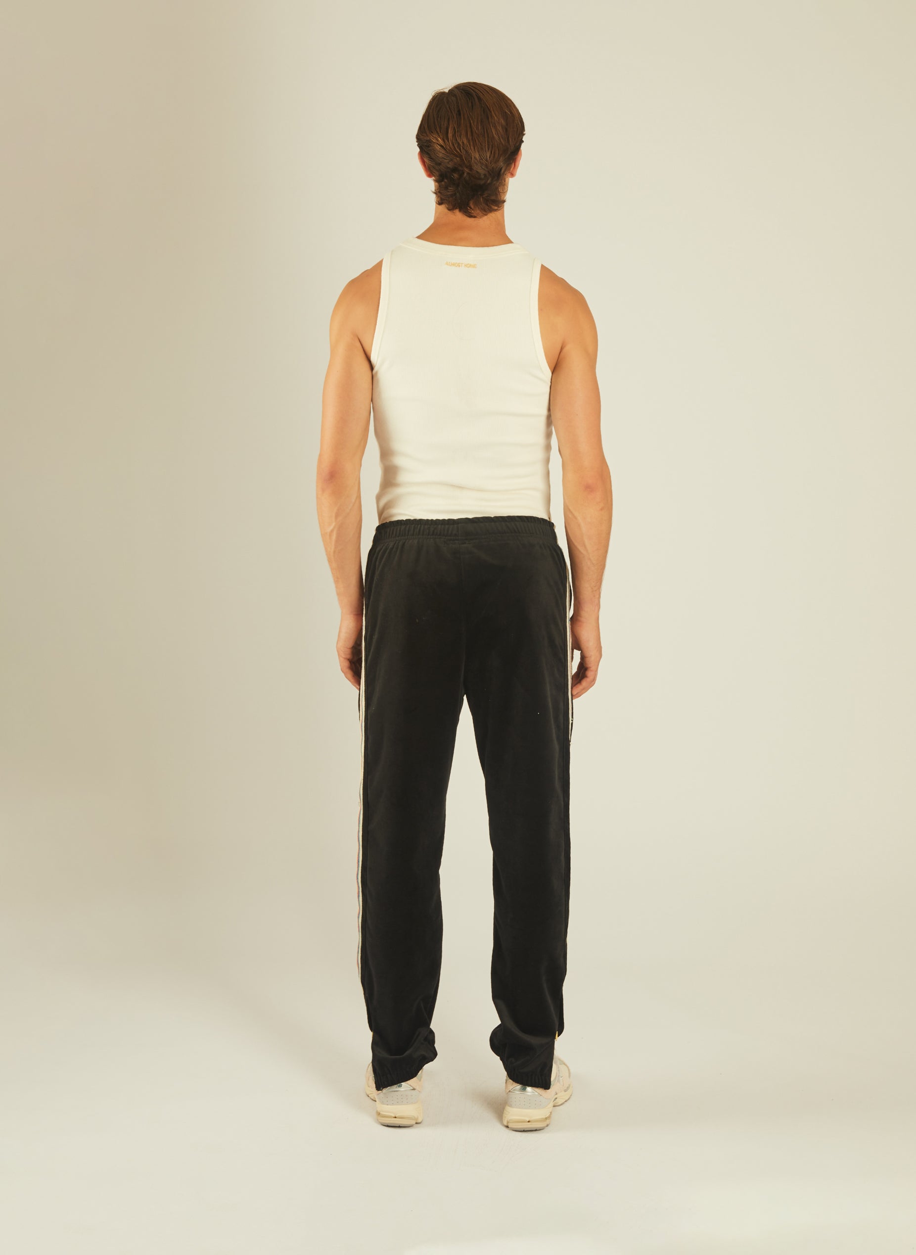 Velour Trackpants Black