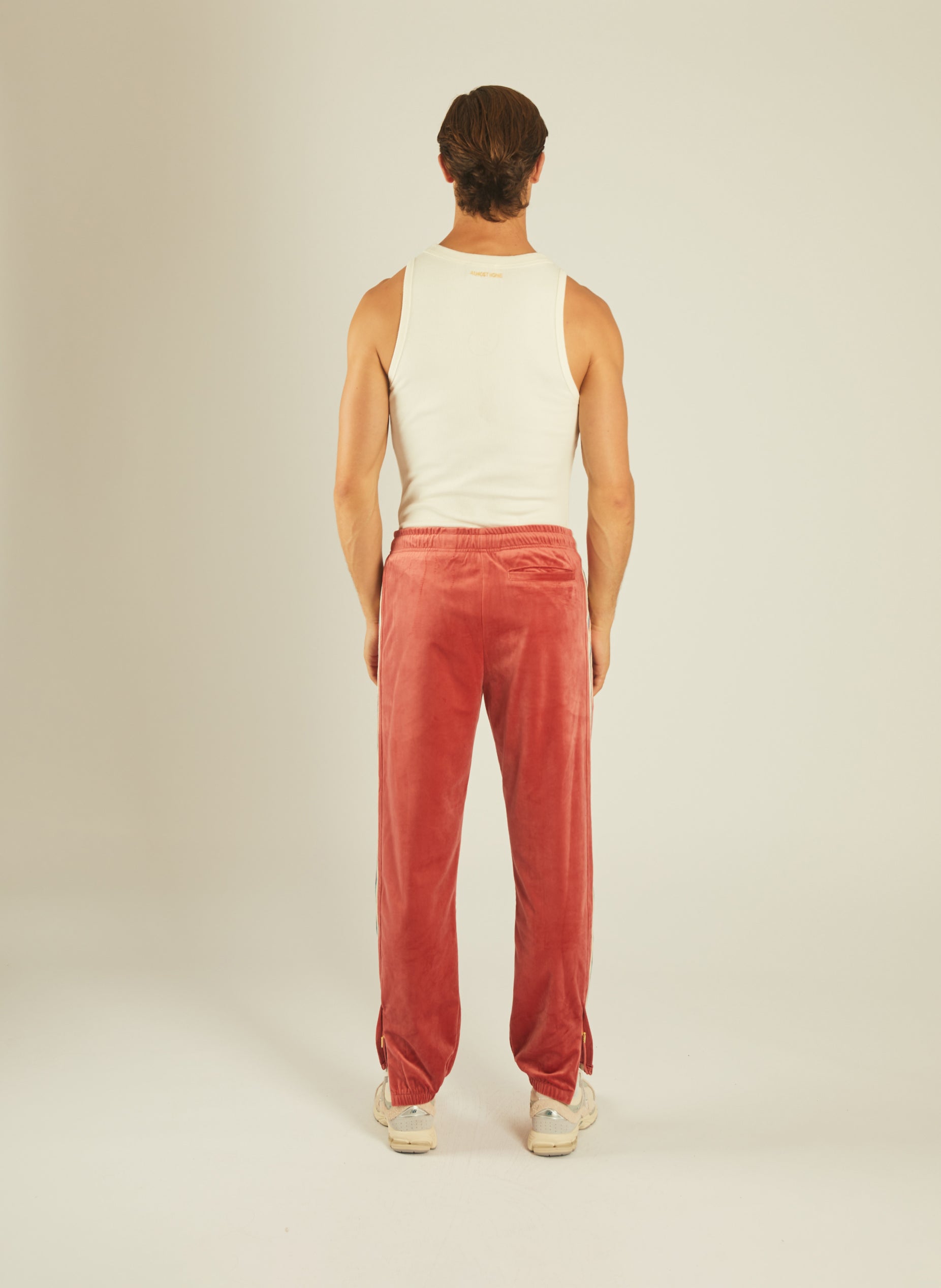 Velour Trackpants Coral