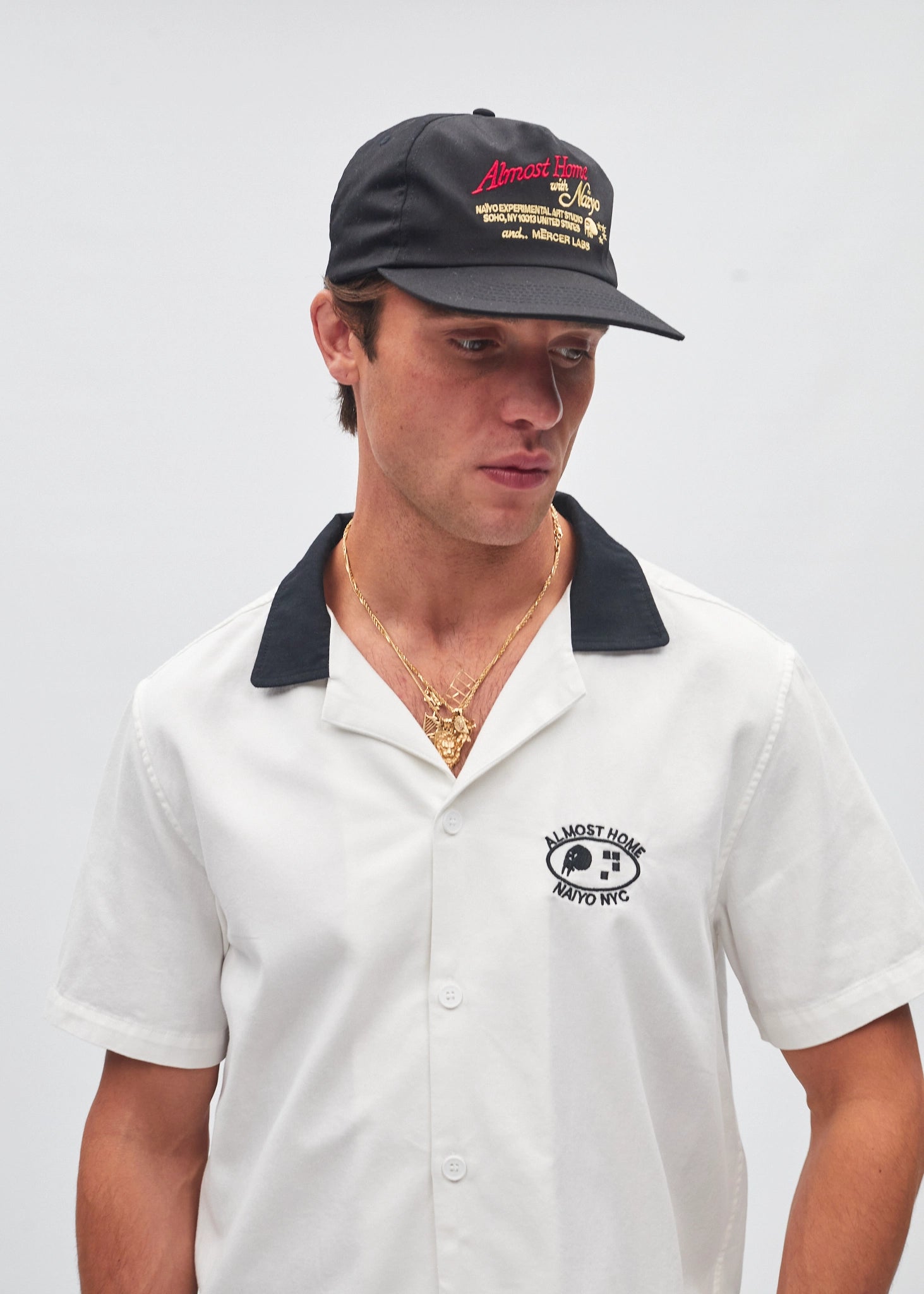 NAÏYO NYC x AH Bowling-skjorte