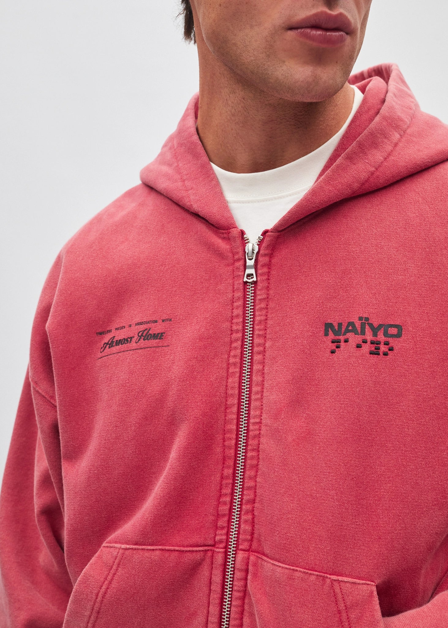 NAÏYO NYC Kapuzenjacke mit Reißverschluss