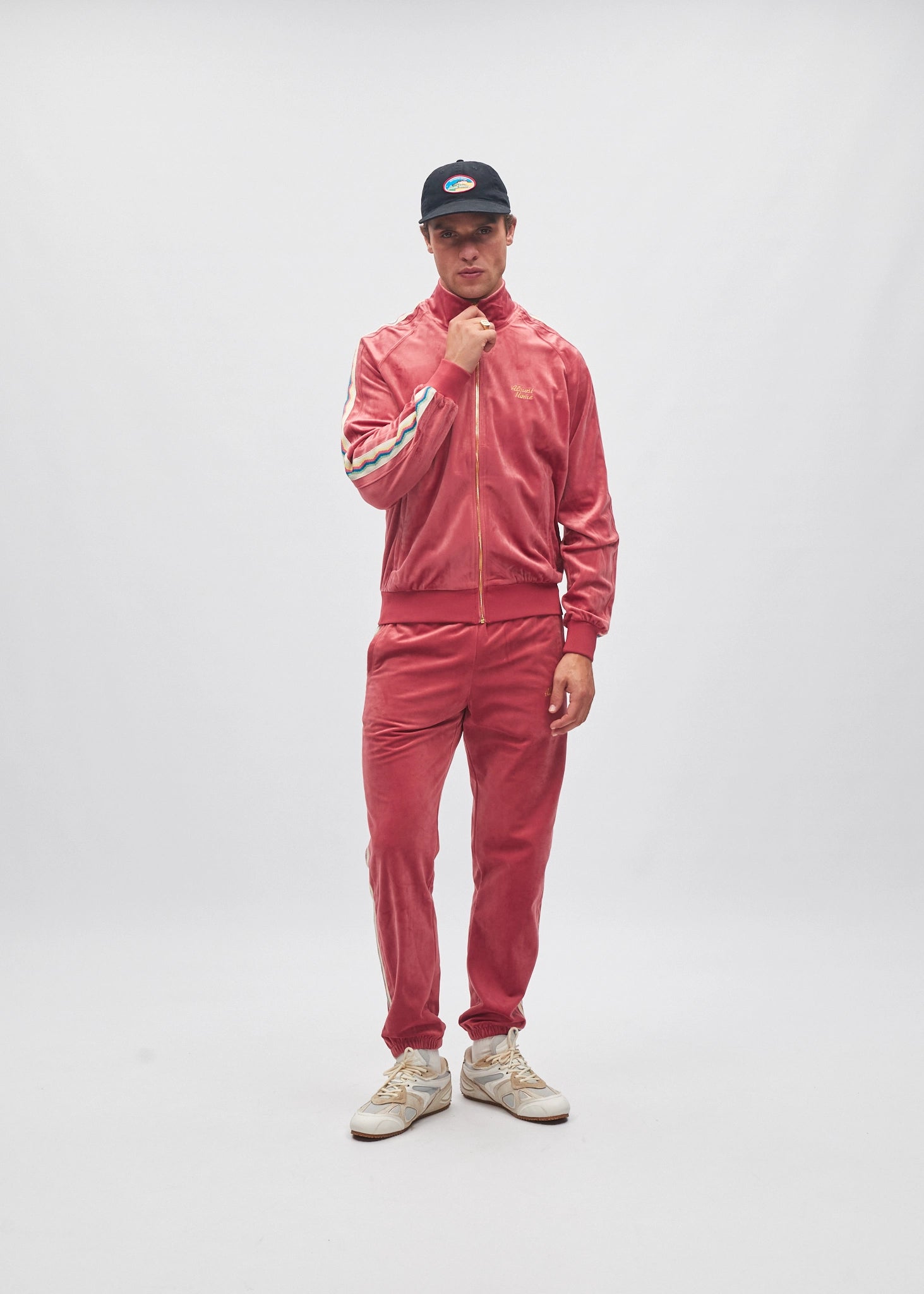 Velour Zipper