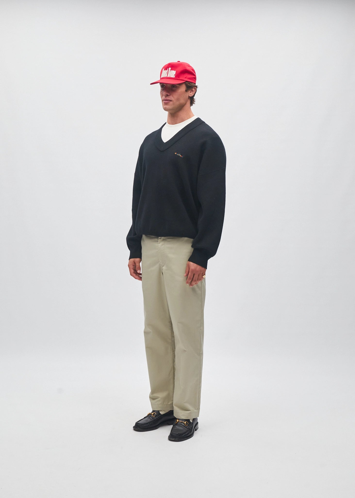 Heavyweight Merino Wool V-Neck